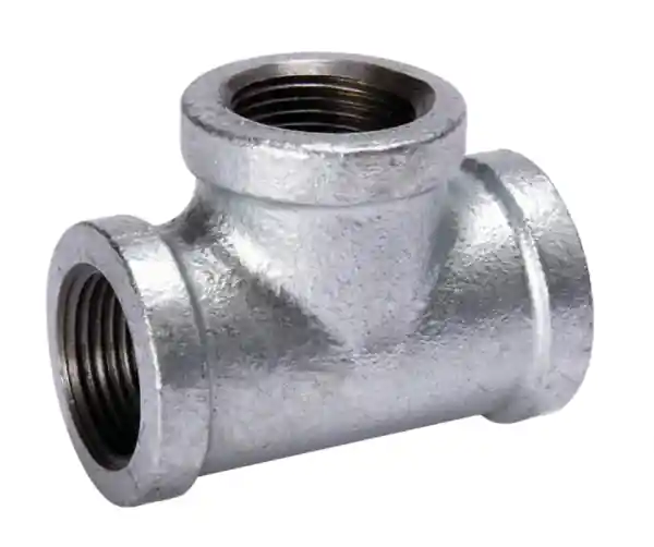 Malleable ZMGTR080705 GF 2 X 1-1/2 X 1 Galv Mall Tee