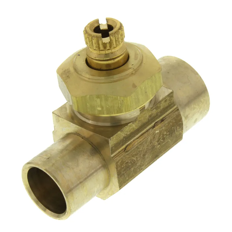 Brasscraft DRS44MX R 1/2 Female Sweat x 1/2 Male Sweat Integral Shut-Off Straight Stop