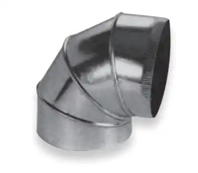 Mitchell Metal Products 20526G7 7 in. 26 Gauge Steel Adjustable 90-Degree Duct Elbow
