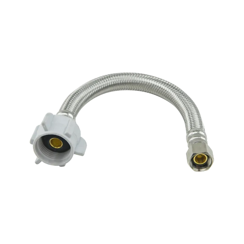 BrassCraft PLS1-9DL F 3/8 in. Compression x 7/8 in. Ballcock x 9 in. Length Braided Stainless Steel Toilet Connector