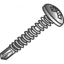 Cully 82812 Pan Head TEK Screw 8 x 3/4 Zinc (100/Box)