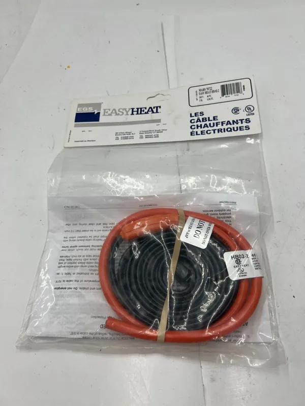 EGS ELECTRICAL GROUP 70722 EasyHeat EGS Mars Electric Freeze Protection Cable 6.56ft 240V HB 02-2