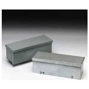 B-Line (Eaton) 101036GRTNK Type 3R Screw Cover 10x10 Wireway without Knockouts 3 ft.