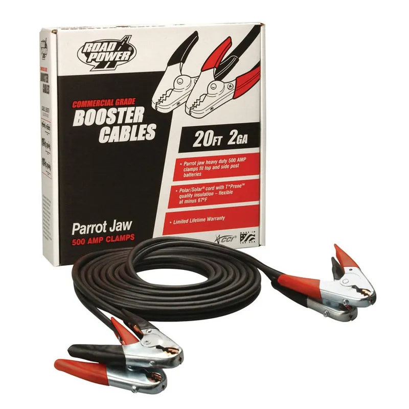DIVERSITECH 88600108 Southwire Booster Cable 2 Gauge 20' CCA Parrot Clamp