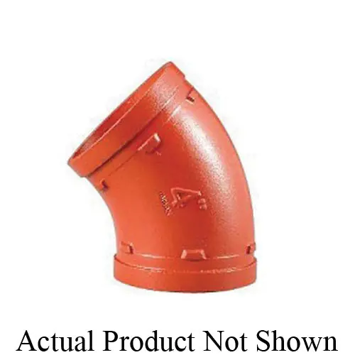 Shurjoint SJT711125P Regular Radius Elbow 2-1/2 in Nominal Grooved