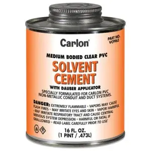 Thomas And Betts VC9963 Standard Clear PVC Conduit Cement with Dauber