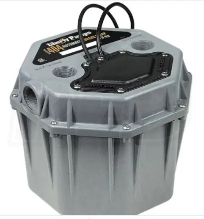 Liberty Pumps 404CV/A - 1/3 HP Compact Remote Sink/Drain Pump System (1-1/2) w/ Check Valve & Alarm