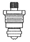 GERBER PLUMBING FIXTURES G0098689 Compression Cartridge for Deck Faucet - Cold