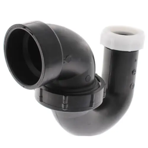 Nibco I603000 1-1/2 or 1-1/2 x 1-1/4 H x SJ ABS L.A. Pattern P-Trap with Union Joint (5893)