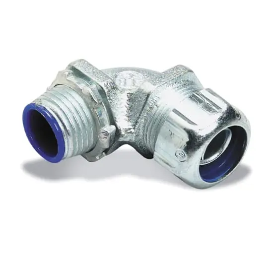 Thomas and Betts 5252 Liquid Tight Connector 90 Degree 1/2 Inch