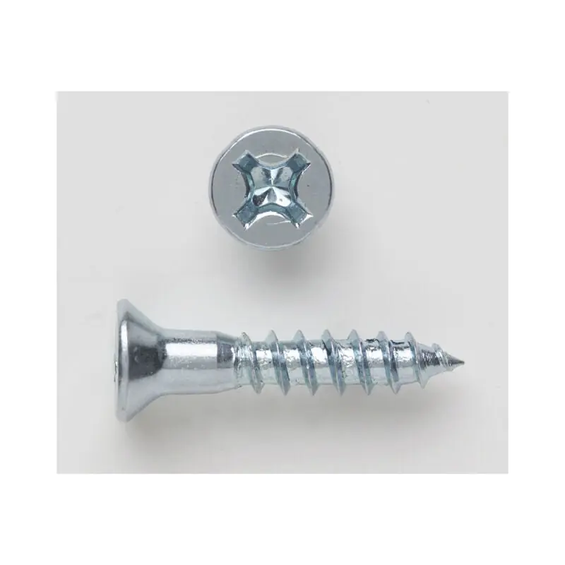 Mainline ML14X3FHPWSZ 14X3 Flat Head Phillips Wood Screw Zinc Plated 100/Box