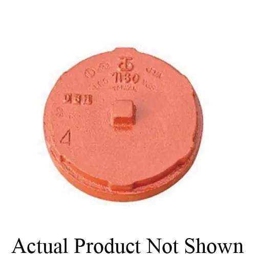 Shurjoint SJT71608P Model 7160 End Cap, 8 in Nominal, Thread End Style, Ductile Iron