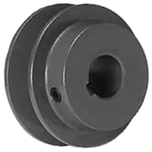 POWER DRIVE BK80-1-1/8 V-BELT PULLEY 1 GROOVE 1-1/8 BORE CAST IRON SHEAVES