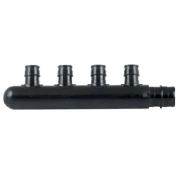 MR PEX 3011060 6 Branches Single Side PPSU 3/4 PEX Inlet x Closed End x 1/2 PEX