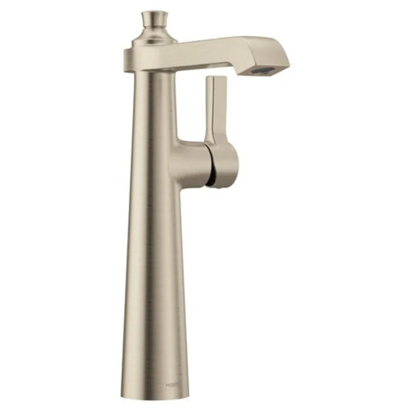 Moen S6982BN Flara Single Handle Monoblock Bathroom Sink Faucet