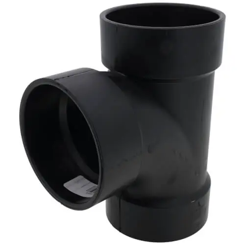 Nibco I169400 4 Spigot x Cleanout w/ Plug ABS DWV Cleanout Adapter (5816)