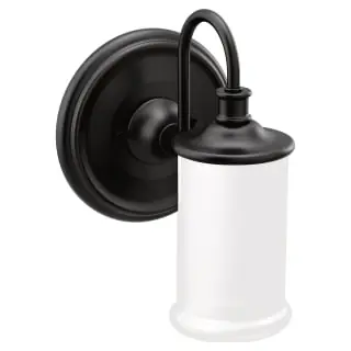 Moen YB6461BL Belfield 1-Light Matte Black Vanity Sconce Light