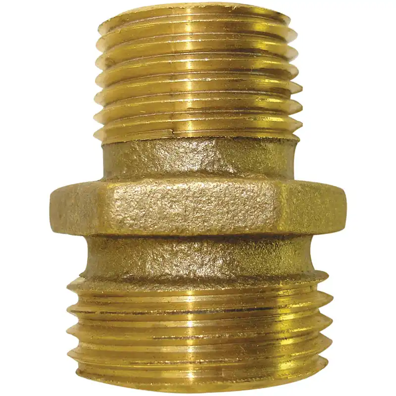 Braxton Harris Company HN34F12M12S Brass Hose Nipple