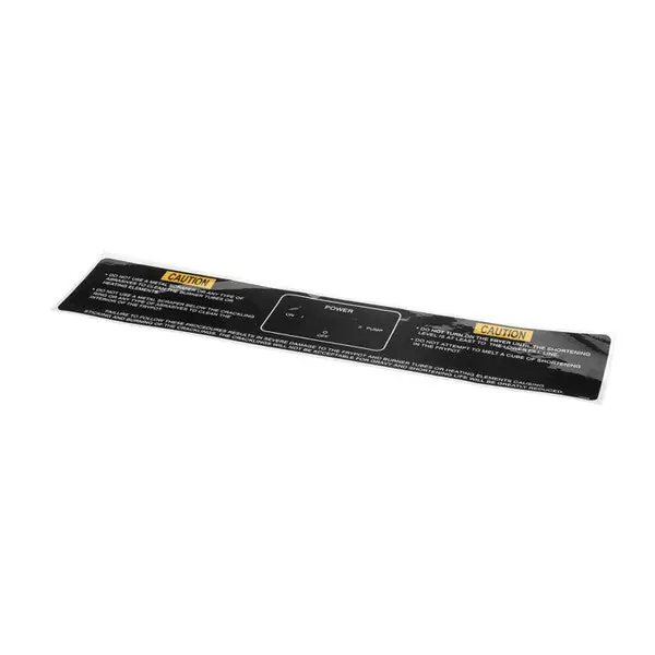 Henny Penny 75696 LABEL-POWER/PUMP/MELT GM 18.5 inches x 12.55 inches x 1.95 inches