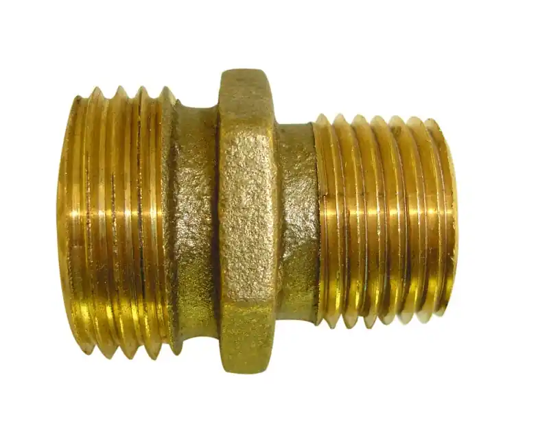 Braxton Harris Company HN34M12M Brass Hose Nipple Adapter