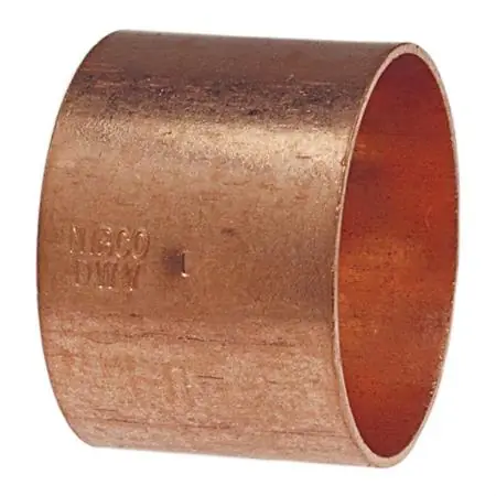NIBCO INC H009350 901 11/2 CXC DWV Coupling W/Stop Wrot