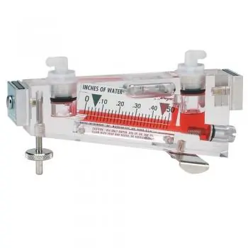 Dwyer 170-CL Plastic Portable Manometer 0-0.50 W.C.