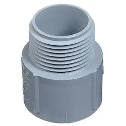THOMAS AND BETTS E943H 1-1/2 PVC Male Adapter