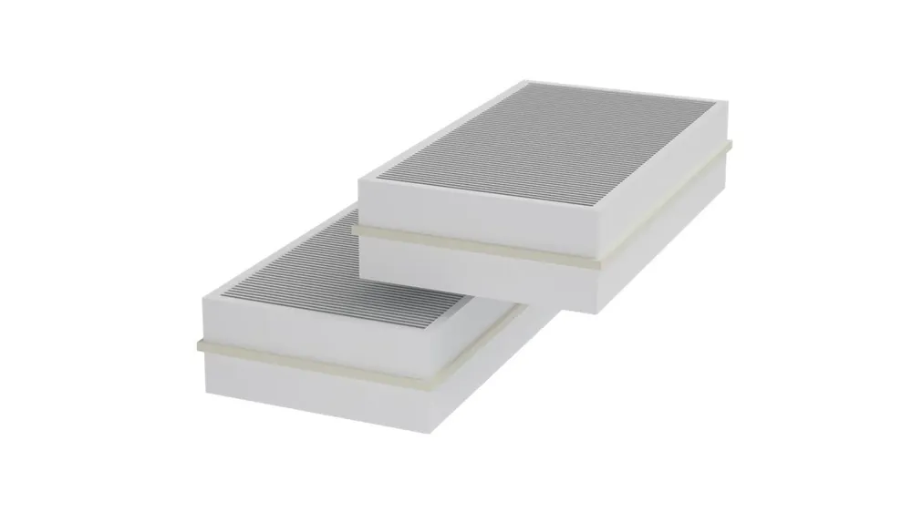 SYSTEMAIR 45433 PB370-2 Exhaust Fan Dual Grill