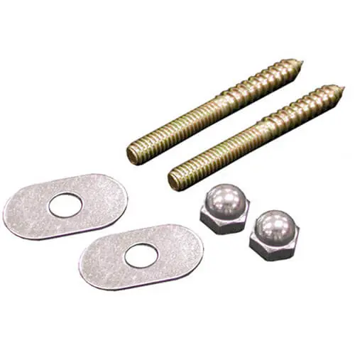 Jones Stephens C02203 Closet Screws 1/4 x 3-1/2 Brass Plated Package of 50