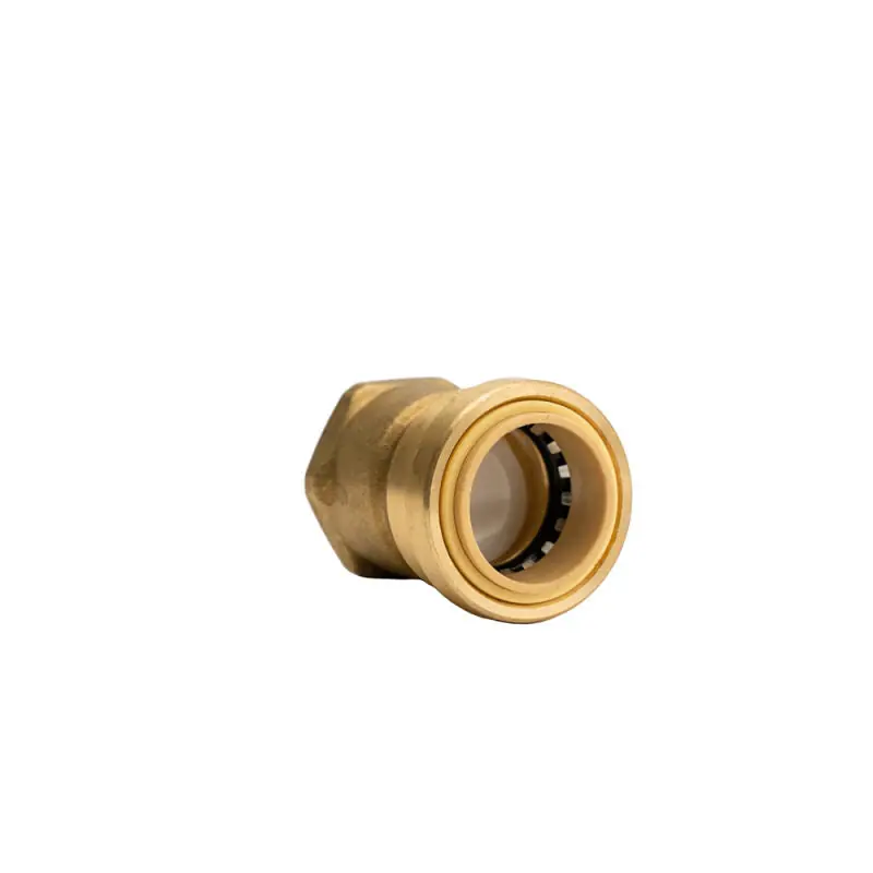 Mainline MLU094LF Mainline 1 Push Connect X FIP Brass Female Adapter Lead Free