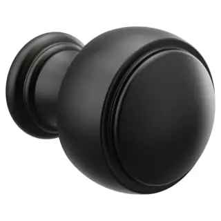 Moen YB8405BL Weymouth Matte Black Drawer Knob