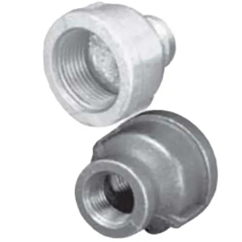 Malleable ZMGCPR0301 1/2 X 1/4 Red Coupling Galv