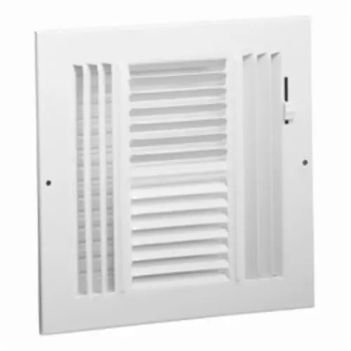 Hart & Cooley 684 08 08 W 4-Way Ceiling/Sidewall Register 8 x 8 in