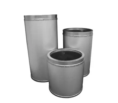 ECCO MANUFACTURING 200452 4 x 24 in. Twistlock Galvanized Steel Vent Pipe