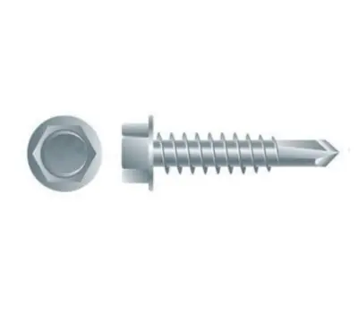 SHOOK MANUFACTURING 31201 Jiffy #8 x 2 in. Driltip White Painted Screw Bulk Pack of 3000