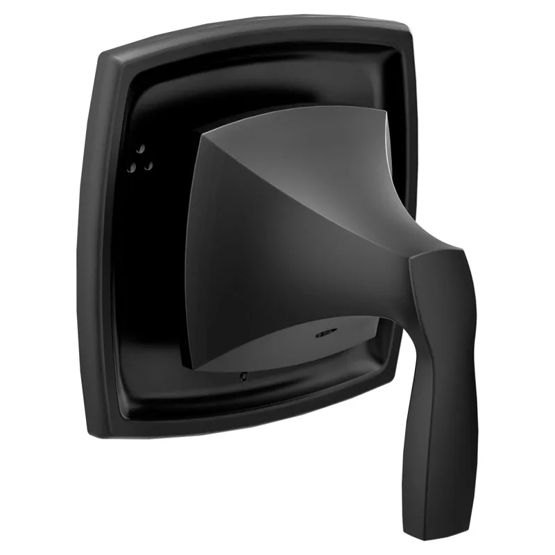 Moen T4612BL Voss Matte Black Transfer Valve Trim