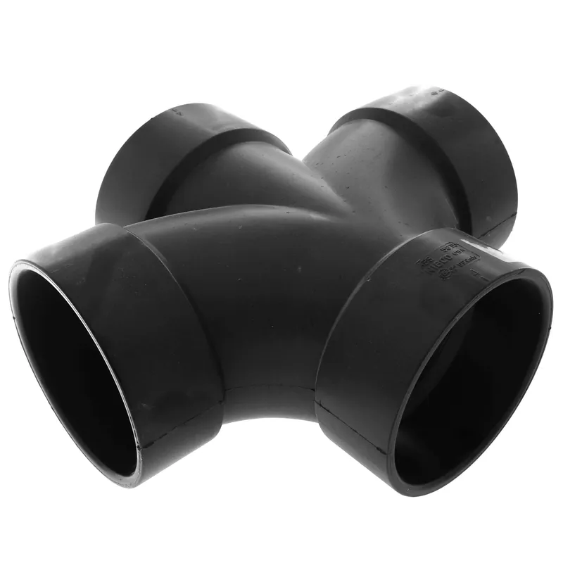 Nibco I271000 4 H x H x H ABS Double Sanitary Tee 5835