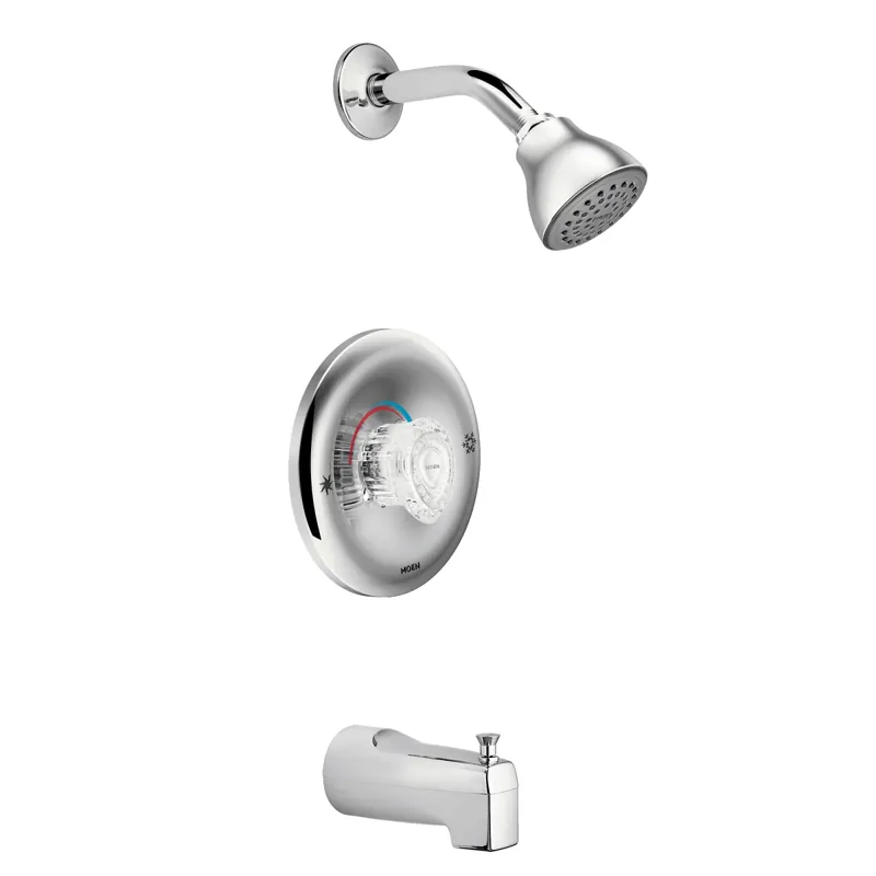 Moen 2363 Chateau Posi-Temp Single-Handle Tub and Shower Faucet with Valve in Chrome