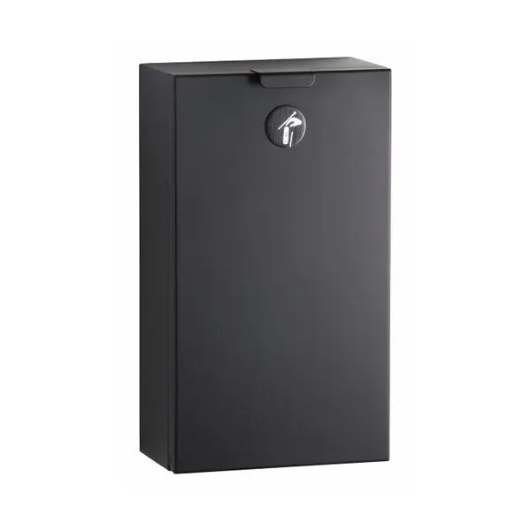BOBRICK 35139.MBLK Surface-Mounted Sanitary Napkin Disposal
