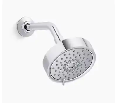 Kohler K-22170-G-CP Purist 1.75 GPM Multi-Function Round Showerhead, Polished Chrome