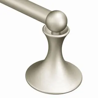 Moen DN7718BN Lounge 18 in. Towel Bar in Brushed Nickel