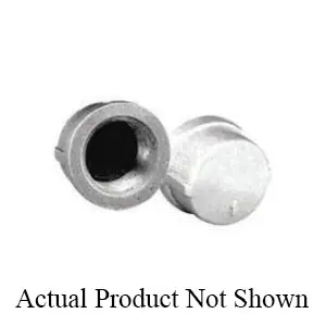 Malleable ZMGCA02 Cap, Galv 3/8