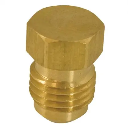JONES STEPHENS CORP F40016 (39-6) 3/8 Brass Flare Plug
