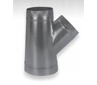 Mitchell Metal Products 3051086 10 x 8 x 6 in. Galvanized Steel Stub Wye