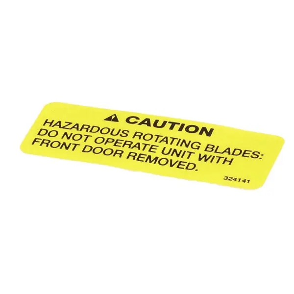 Stoelting 324141 DECAL CAUTION-ROTATING BLADES