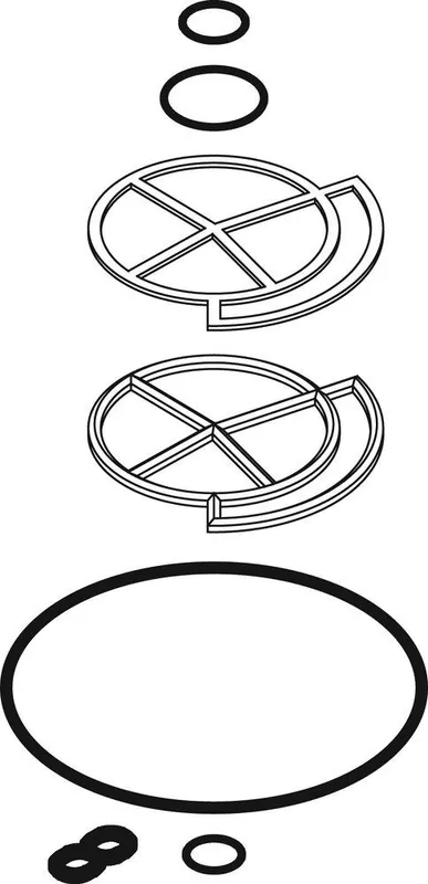 North Star 7129716 Seal Kit with Keys Ecowater Systems ESD 518 Water System