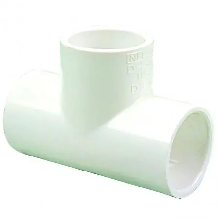 NIBCO INC L10680Y 401-338 3X3X2 SXSXS RED TEE PVC 40
