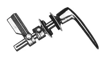 DURO DYNE 008106 SP-10 Access Door Handle 3/8 Diameter Latch Assembly
