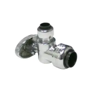 Elkhart 10177500 1/2 x 1/4 Angle Stop - Push x Push