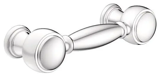 Moen YB8407CH Moen Weymouth 3 in. Chrome Drawer and Cabinet Pull